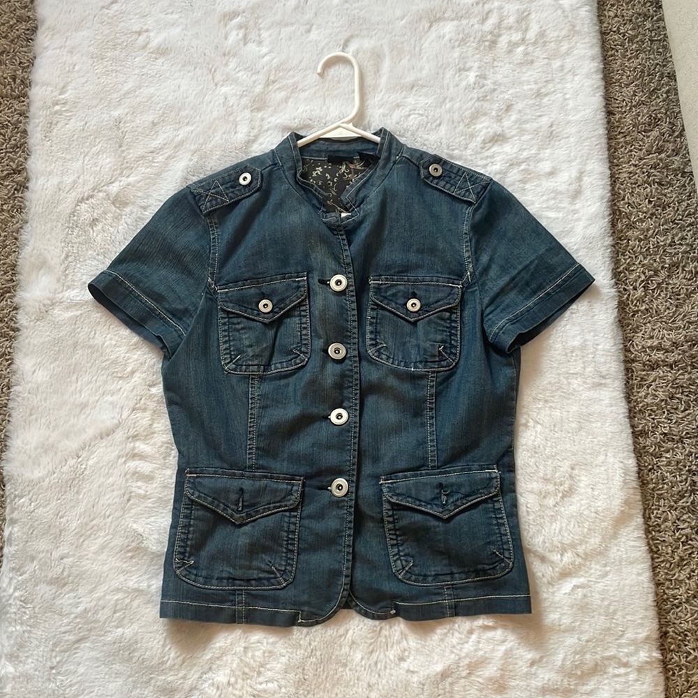 Jean shirt/jacket